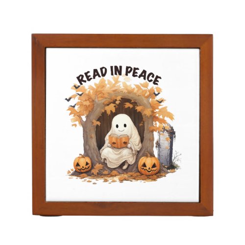 Read in Peace Boo Ghost Desk Organizer