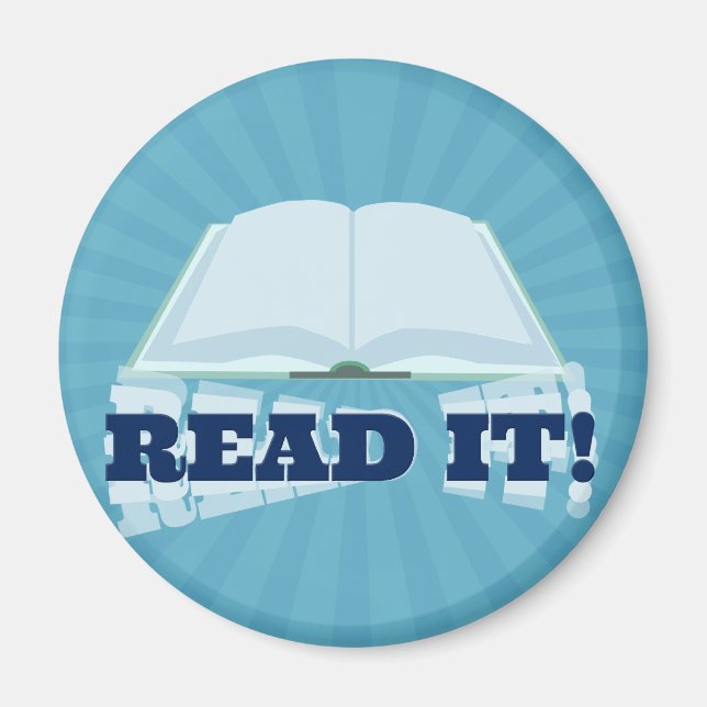 Read It  Go Promote Your Book Here Magnet (Front)