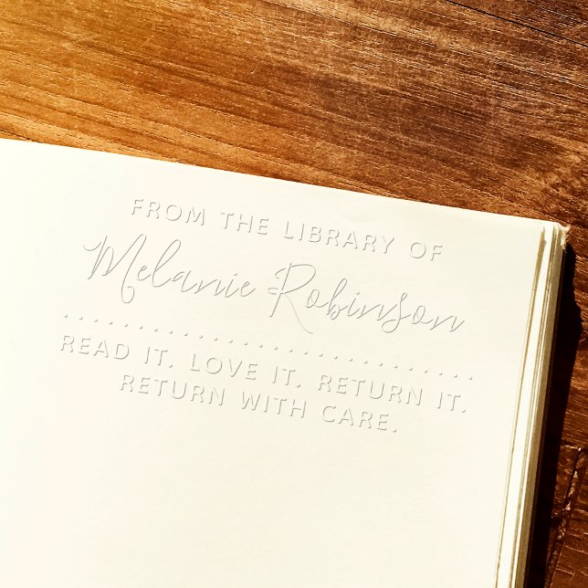 Read It. Love It. Return It. Custom Library Embosser (Creator Uploaded)