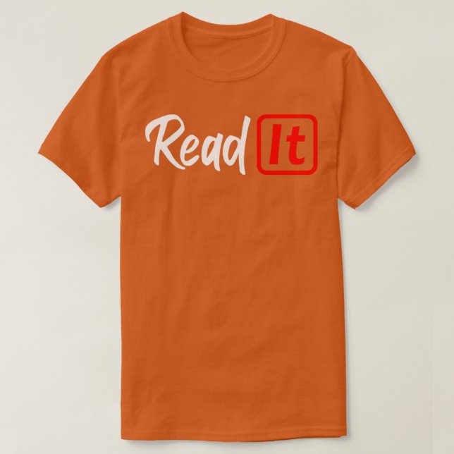 Read It T-Shirt (Design Front)