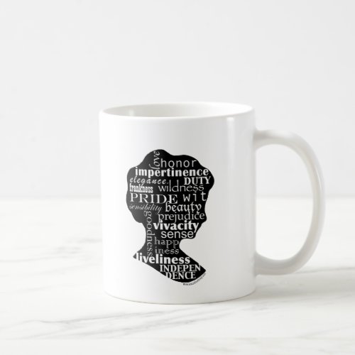 Read Jane Austen Cameo Mug
