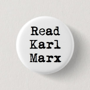 Read Karl Marx Pinback Button
