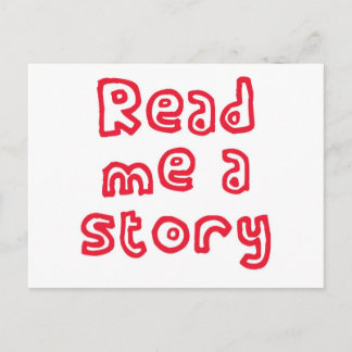 Read me a story! postcard