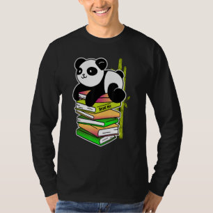 read me panda teaching reading learning bamboo T-Shirt