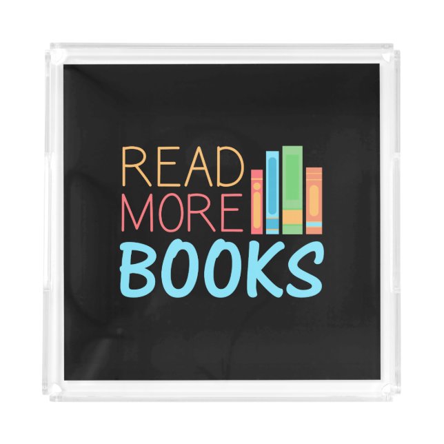 Read More Books Acrylic Tray (Front)