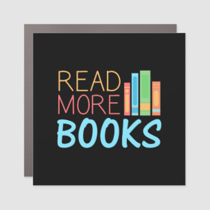 Read More Books Car Magnet