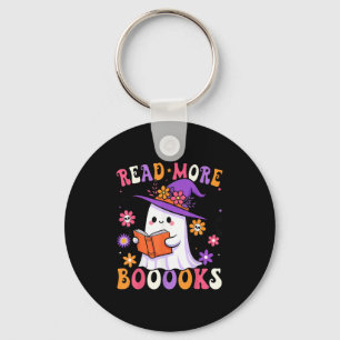Read More Books Ghost Reading Book Funny Teacher H Keychain