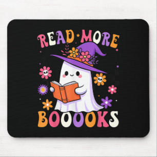 Read More Books Ghost Reading Book Funny Teacher H Mouse Pad