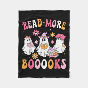 Read More Books Ghosts Reading Book Funny Teacher  Fleece Blanket