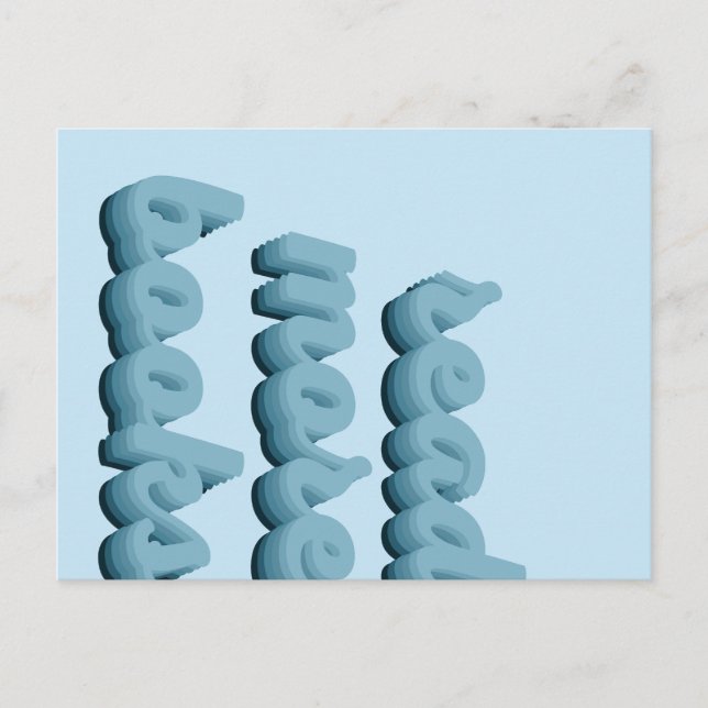 Read More Books in Blue Postcard (Front)