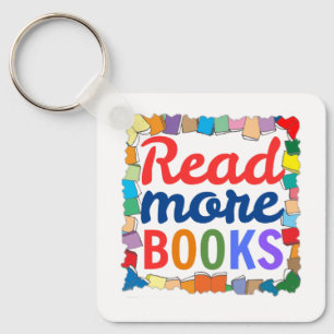 Read More Books Keychain