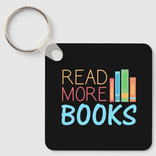 Read More Books Keychain (Front)