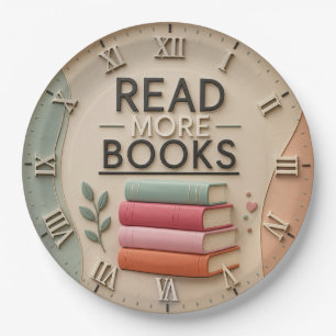 Read More Books Library Reading Nook Teacher Gif Paper Plates