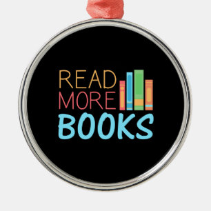 Read More Books Metal Ornament