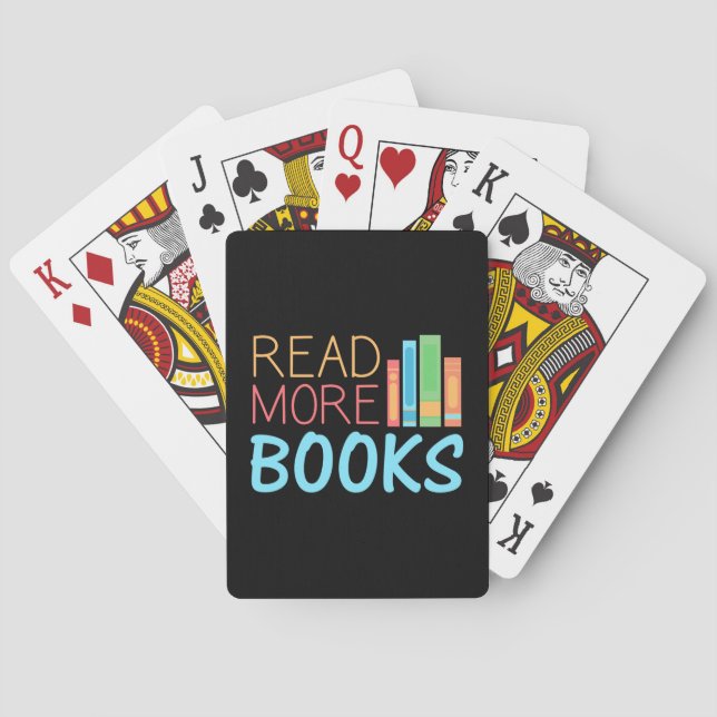 Read More Books Poker Cards (Back)
