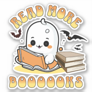 Read more boooooks sticker