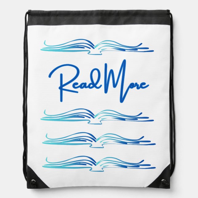 Read More Drawstring Bag (Front)