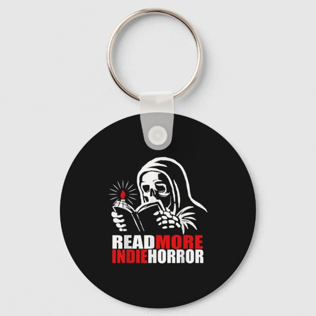 Read More Indie Horror Apparel  Keychain (Front)