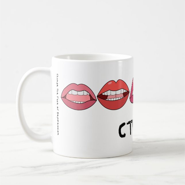 Read My Lips Coffee Mug (Left)