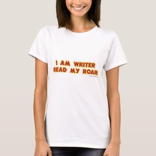 Read My Roar Author Slogan Design T_Shirt