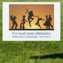 Read Obituaries with Great Pleasure Celebration