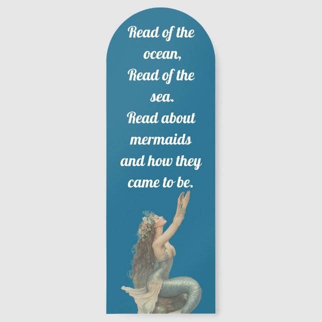 Read Of Mermaids Bookmark (Front)