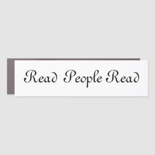 Read People Read Car Magnet