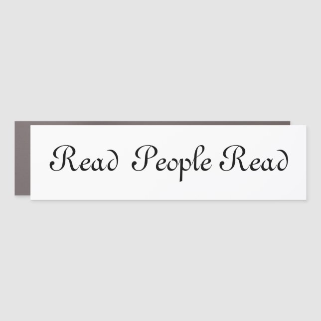 Read People Read Car Magnet (Front)