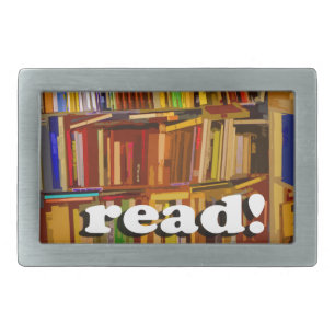 Read! Photo Belt Buckle