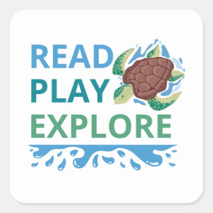 Read Play Explore Reading Sticker for Kids Book