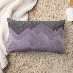 Read Purple AI art  Lumbar Pillow
