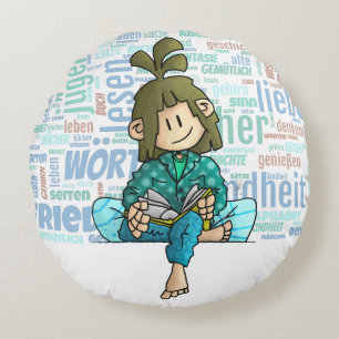 Read Quinn Round Pillow
