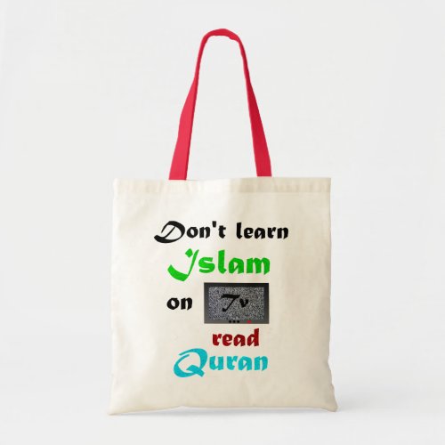 Read Quran for learning Islam Tote Bag