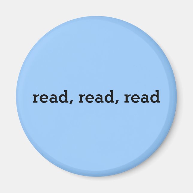 Read Read Read Magnet (Front)