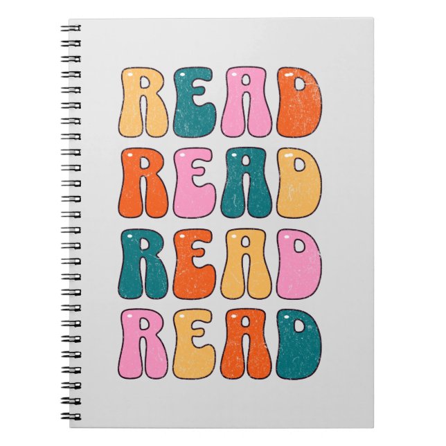 Read Read Read Read Notebook (Front)