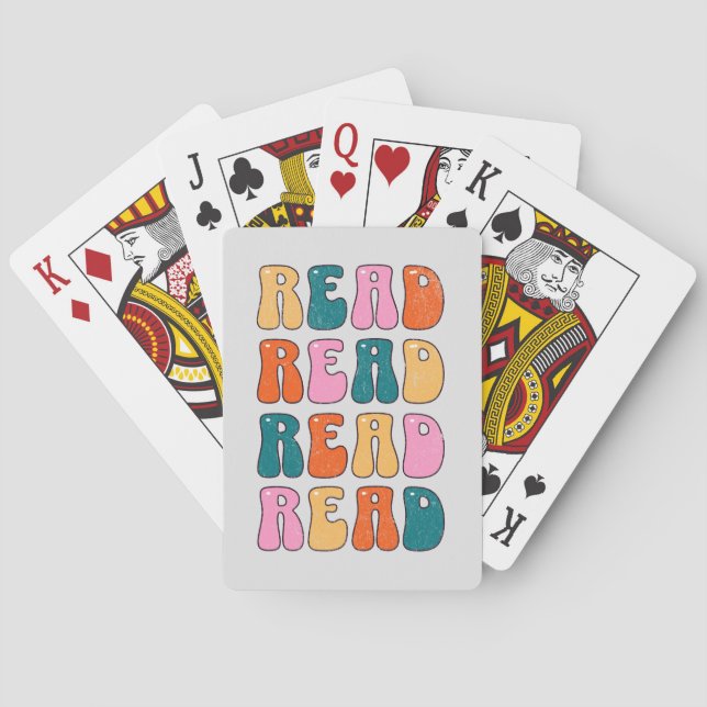 Read Read Read Read Poker Cards (Back)