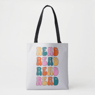Read Read Read Read Tote Bag