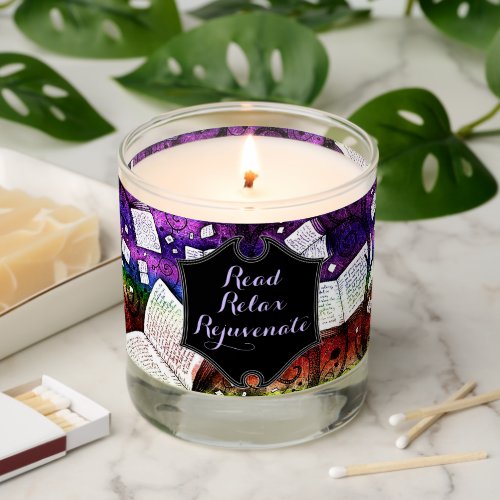 Read Relax Rejuvenate Rainbow Books Scented Candle