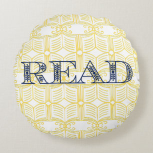 READ ROUND PILLOW