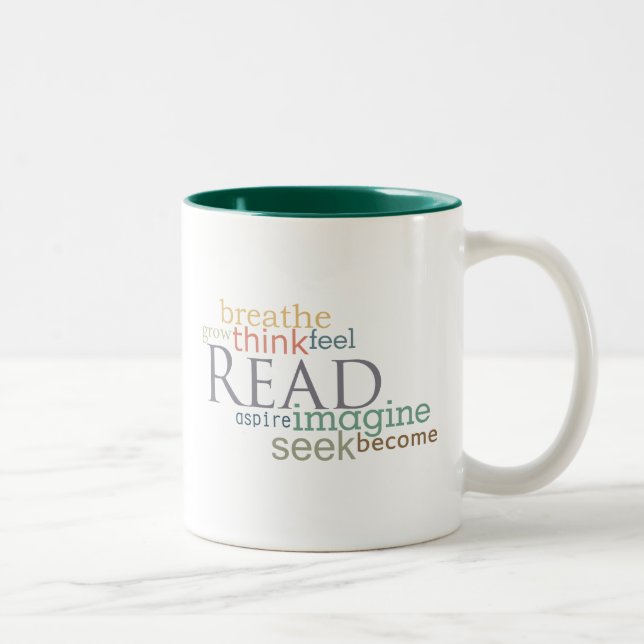 Read, Seek, Imagine Mug (Light) (Right)