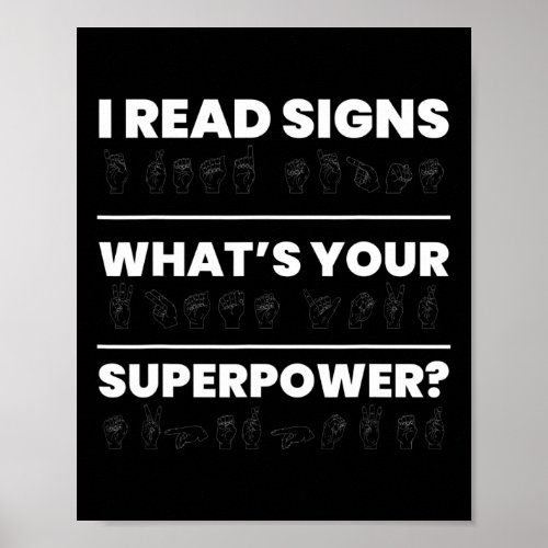 Read Signs Whats Your Superpower 