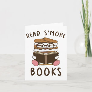 Read Smore' Books Camping Reading Books Lover Camp Card