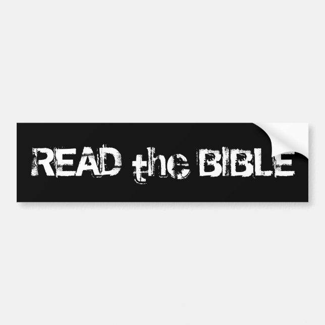 Read The Bible Bumper Sticker (Front)