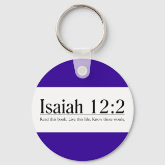 Read the Bible Isaiah 12:2 Keychain