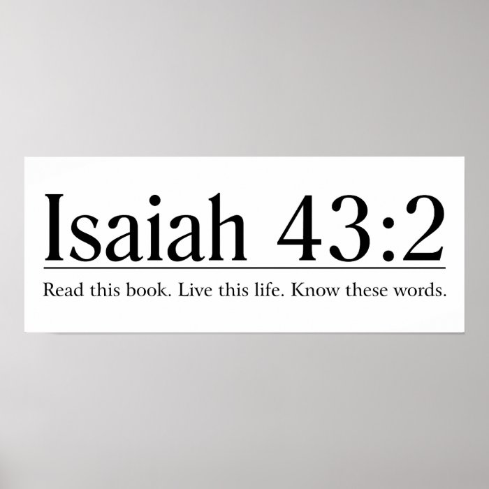 Read the Bible Isaiah 432 Posters