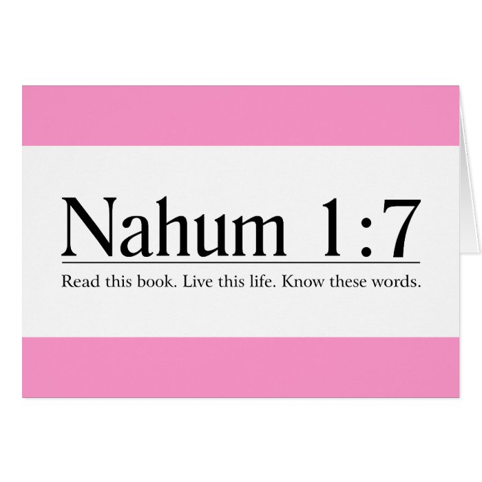 Read the Bible Nahum 17 Greeting Card