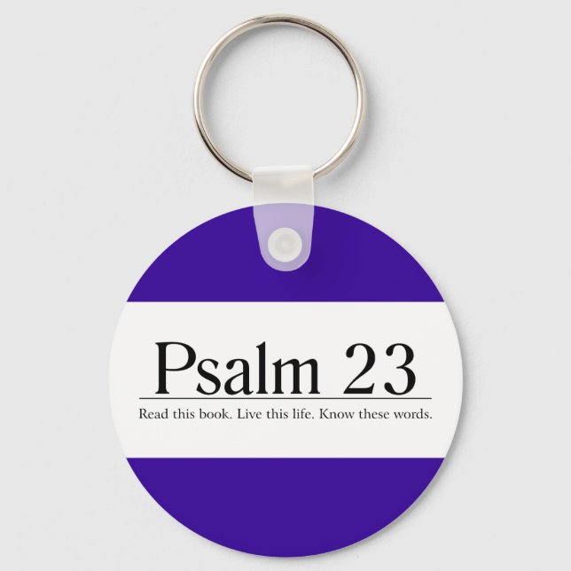 Read the Bible Psalm 23 Keychain (Front)