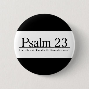 Read the Bible Psalm 23 Pinback Button