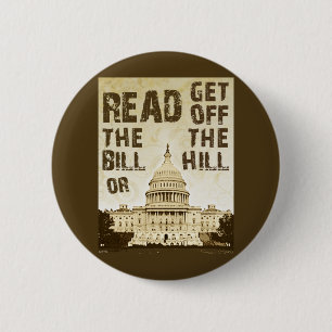 Read The Bill Pinback Button