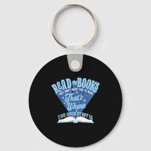Read The Book They Don't Want You To Read  Keychain